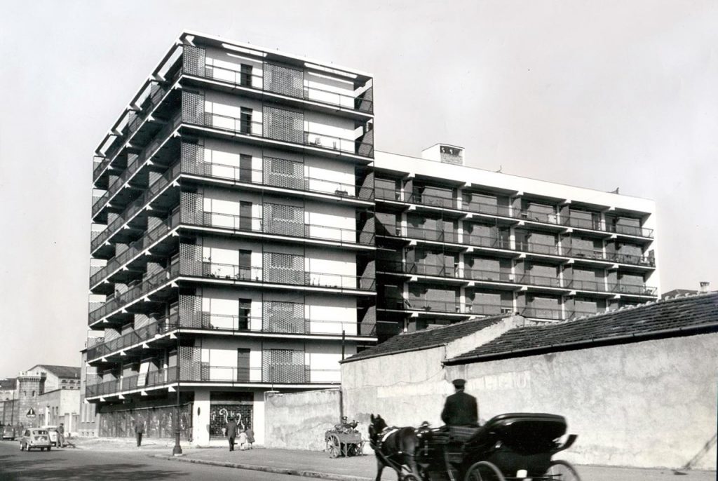 Casa d’abitazione in via Calco 2 (con Enrico Freyrie), Milano 1954-1956